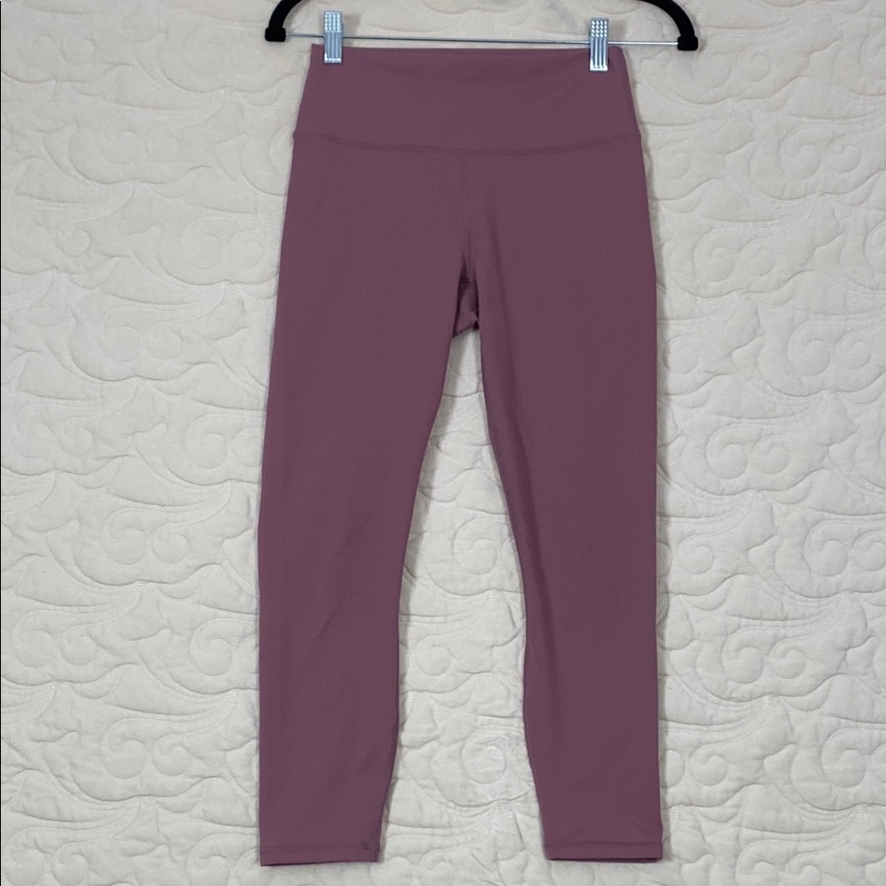 High-Waist Mauve Leggings - Women Pants & Jumpsuits